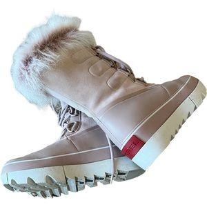 Sorel waterproof lace up boots